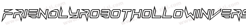 FriendlyRobotHollowInverse-92Vj字体转换