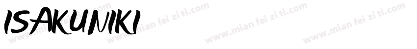 ISAKUNIKI字体转换