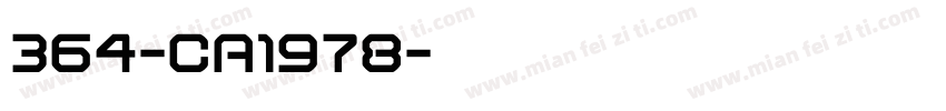 364-CA1978字体转换