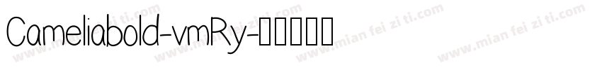 Cameliabold-vmRy字体转换