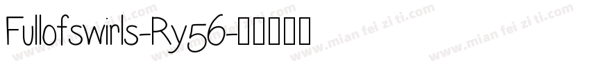 Fullofswirls-Ry56字体转换
