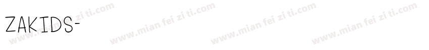 ZAKIDS字体转换