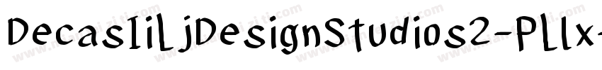DecasIiLjDesignStudios2-PLlx字体转换