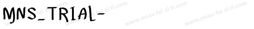 MNS_TRIAL转换器字体转换