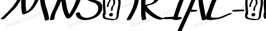 MNS_TRIAL字体转换