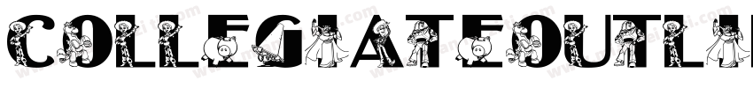 Collegiateoutlineflf-X3XZ字体转换