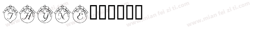 Thyne字体转换
