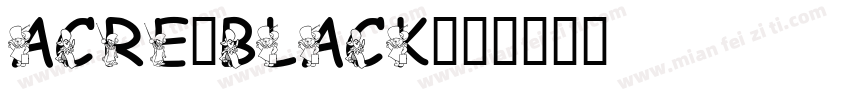 Acre-Black字体转换