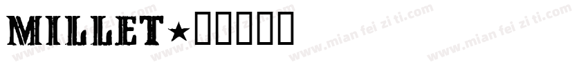 Millet字体转换