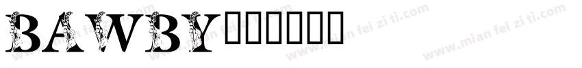 bawby字体转换