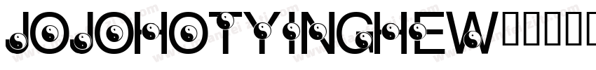 JOJOHOTYingHew7字体转换