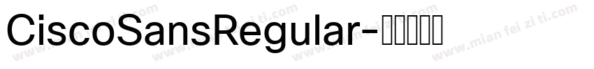CiscoSansRegular字体转换