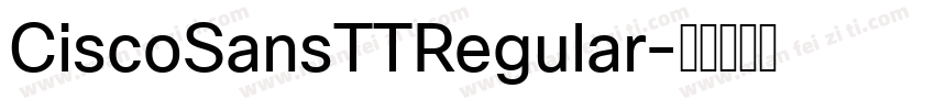 CiscoSansTTRegular字体转换