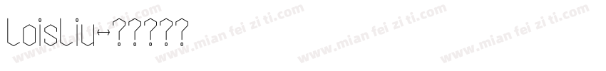 LoisLiu字体转换