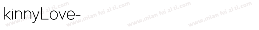 kinnyLove字体转换