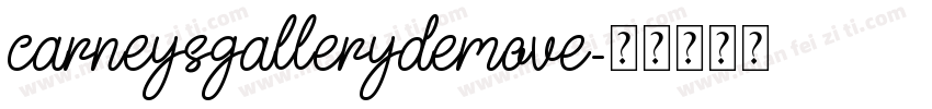 carneysgallerydemove字体转换