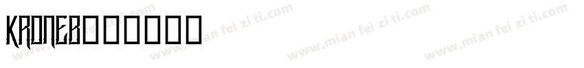 KRONEB字体转换