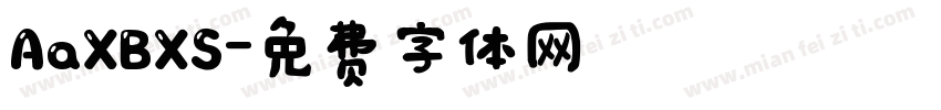 AaXBXS字体转换