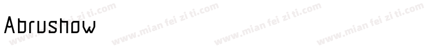 Abrushow-字体转换