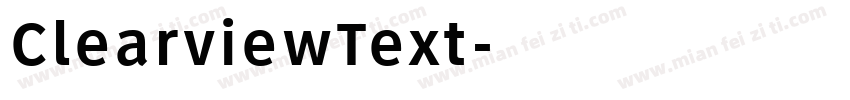 ClearviewText字体转换