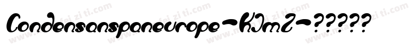 Condensanspaneurope-KJmZ字体转换