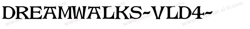 Dreamwalks-vLd4字体转换