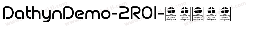 DathynDemo-2R0l字体转换