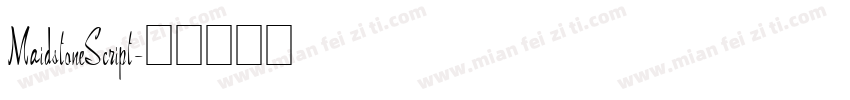 MaidstoneScript字体转换