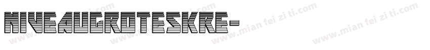 niveaugroteskre字体转换
