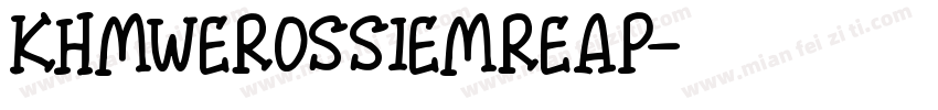 KhmwerOSSiemreap字体转换