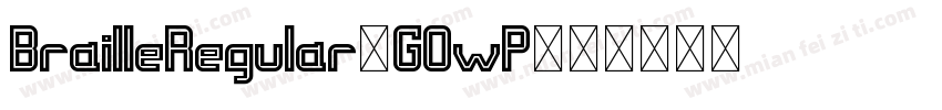 BrailleRegular-GOwP字体转换