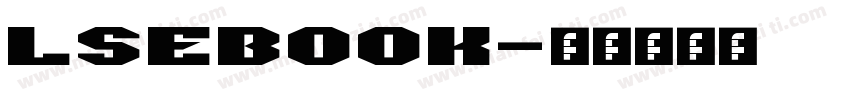 lsebook字体转换