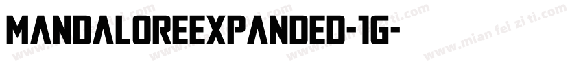 MandaloreExpanded-1G字体转换