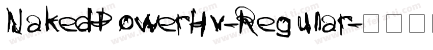 NakedPowerHv-Regular字体转换