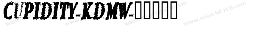 Cupidity-KdmW字体转换