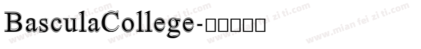 BasculaCollege字体转换