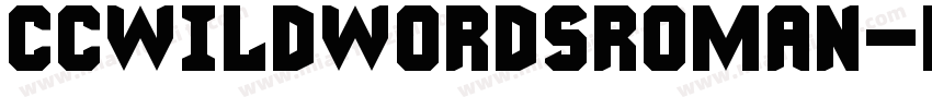 ccwildwordsroman字体转换