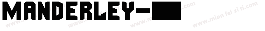 manderley字体转换
