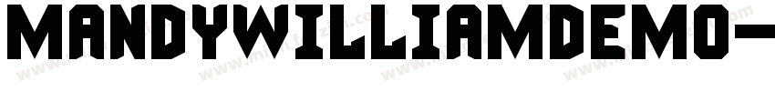 mandywilliamdemo字体转换