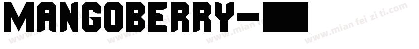 mangoberry字体转换