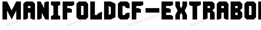 manifoldcf-extrabold字体转换