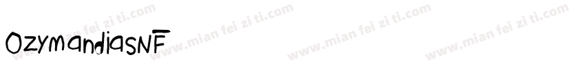 OzymandiasNF字体转换