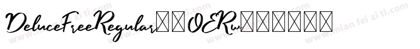 DeluceFreeRegular-2OERw字体转换