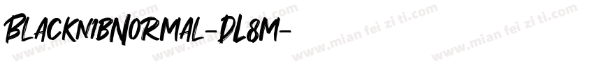 BlacknibNormal-DL8m字体转换