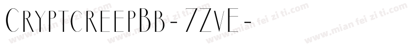 CryptcreepBb-7ZvE字体转换
