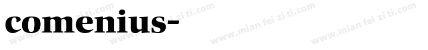 comenius字体转换