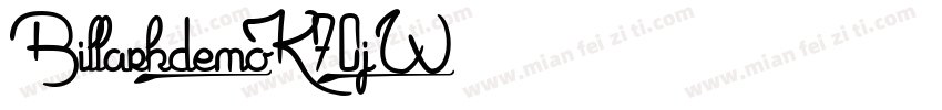 Billarkdemo-K70jW字体转换