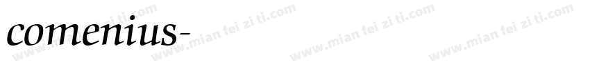 comenius字体转换