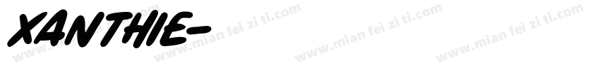 Xanthie字体转换
