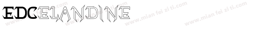 EDCelandine字体转换